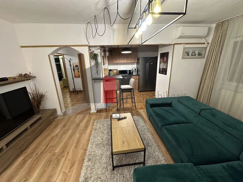 Trei camere, apartament lux, zona linistita, metrou, mobilat utilat, parcare